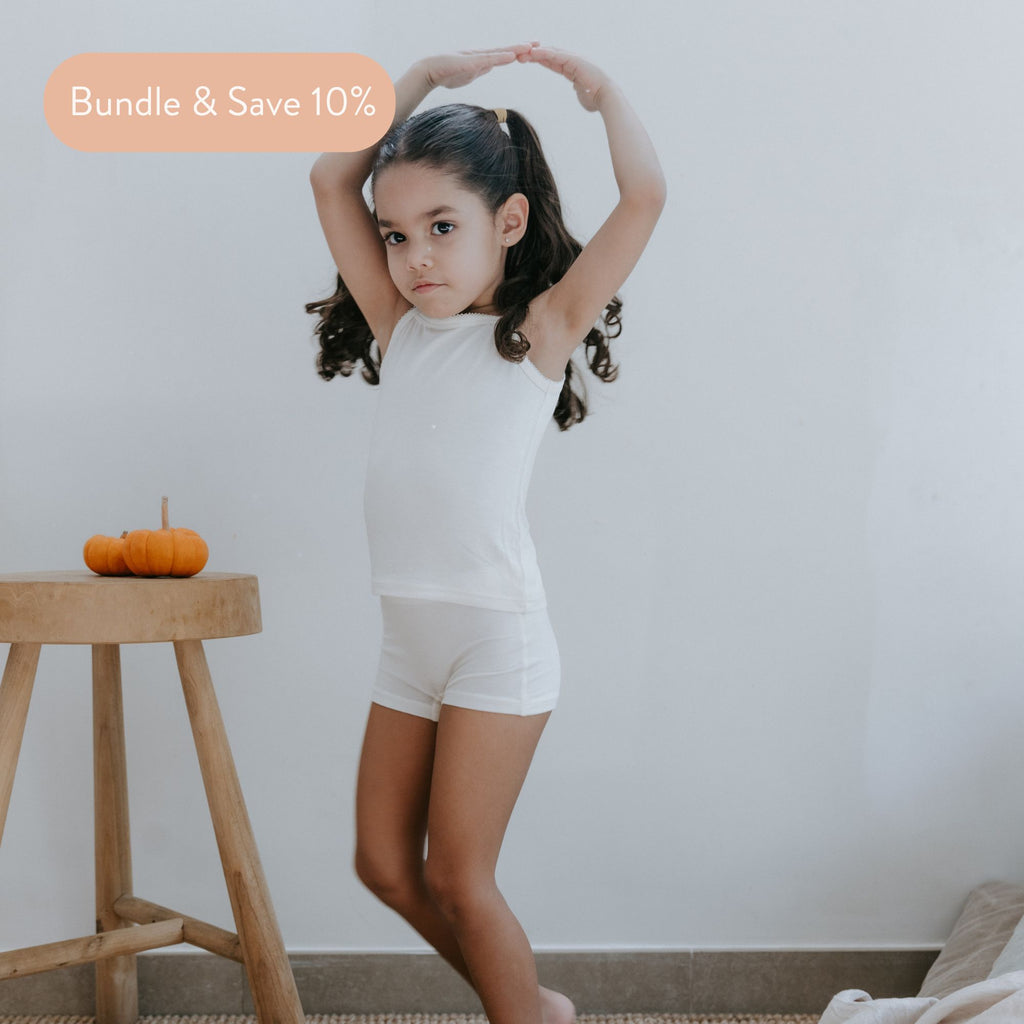 Teen Girls' TENCEL™ Micro Modal Shorties - Set of 2 | Cloth Diapers | Just Peachy