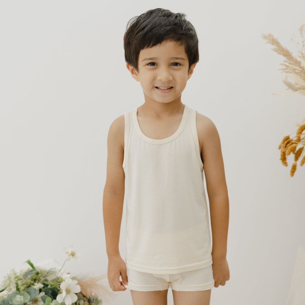 Kids' TENCEL™ Micro Modal Tank Tops - Set of 2 | Cloth Diapers | Just Peachy
