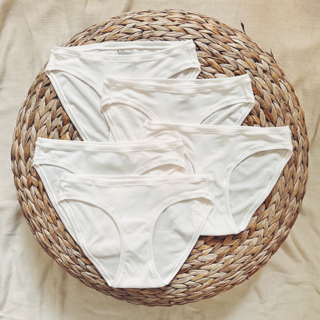 Womens' TENCEL™ Micro Modal The Weekender Bikini Briefs - 5 Pack | Cloth Diapers | Just Peachy