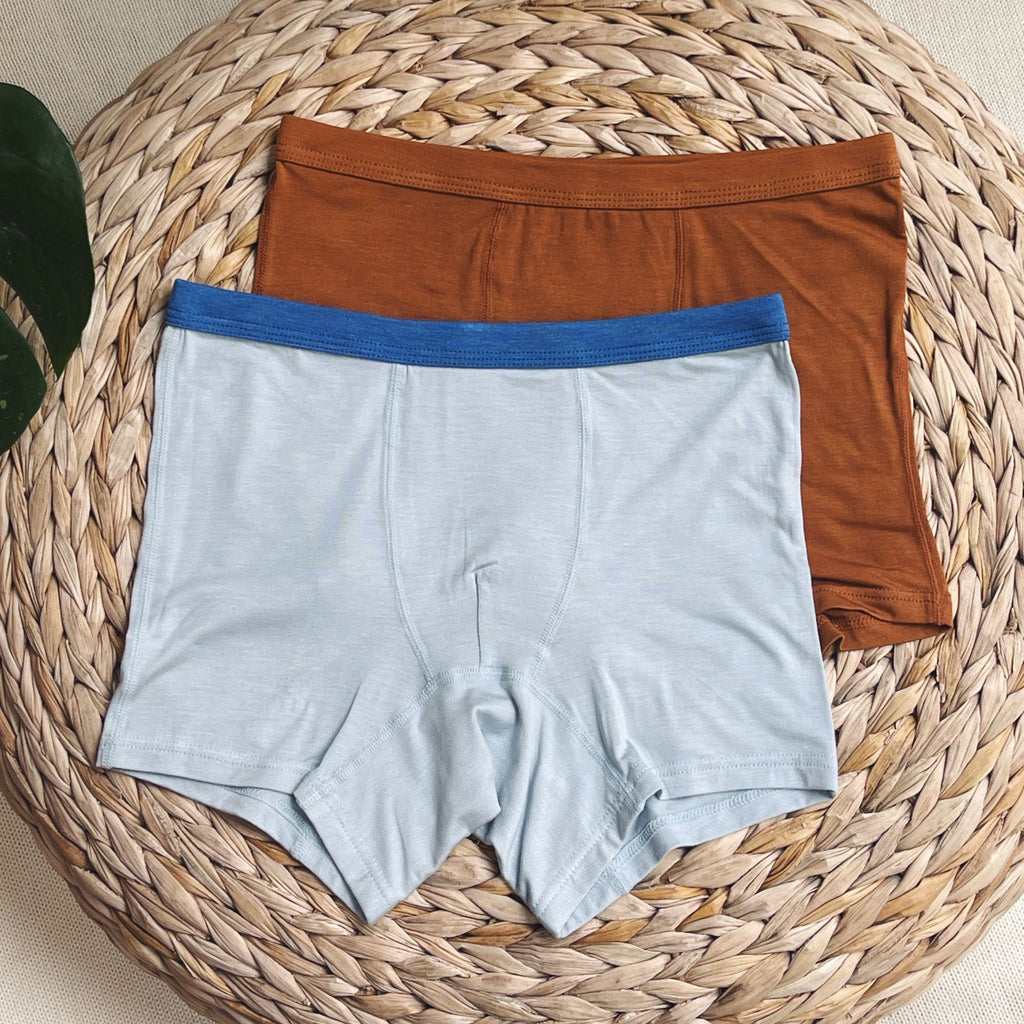 Boys' TENCEL™ Micro Modal Boxer Briefs - Set of 2 | Cloth Diapers | Just Peachy