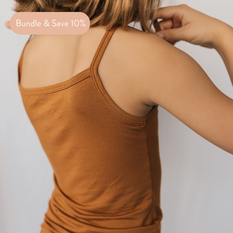 Teen Girls' TENCEL™ Micro Modal Camisoles - Set of 2 | Cloth Diapers | Just Peachy