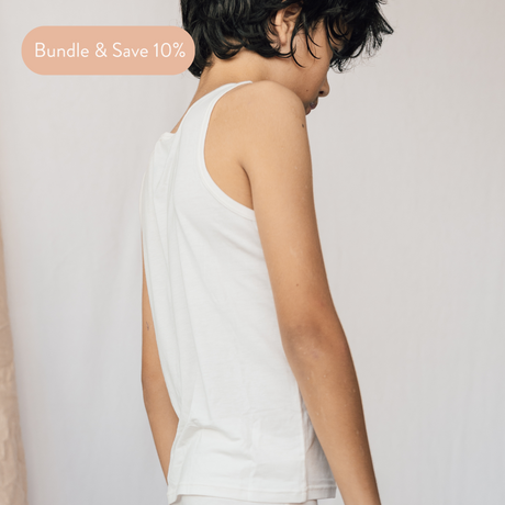Teens' TENCEL™ Micro Modal Tank Tops - Set of 2 | Cloth Diapers | Just Peachy