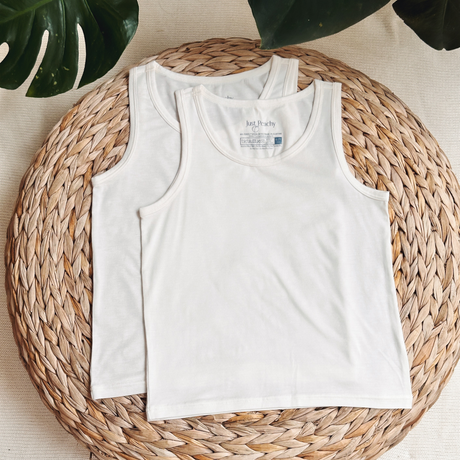 Teens' TENCEL™ Micro Modal Tank Tops - Set of 2 | Cloth Diapers | Just Peachy