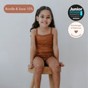 Girls' Wedgie-Free Full Coverage Shorties - Set of 2 | Cloth Diapers | Just Peachy