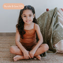 Girls' TENCEL™ Micro Modal Camisoles - Set of 2 | Cloth Diapers | Just Peachy