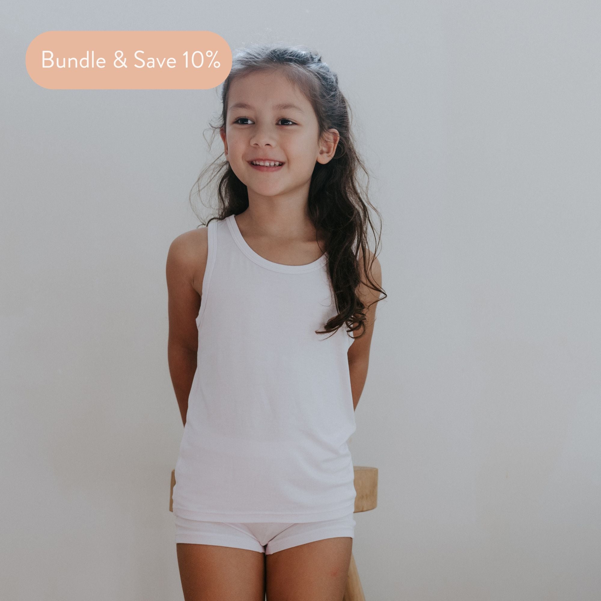 preteen underwear models Teen Girls' TENCEL™ Micro Modal Shorties - Set of 2 – Just Peachy