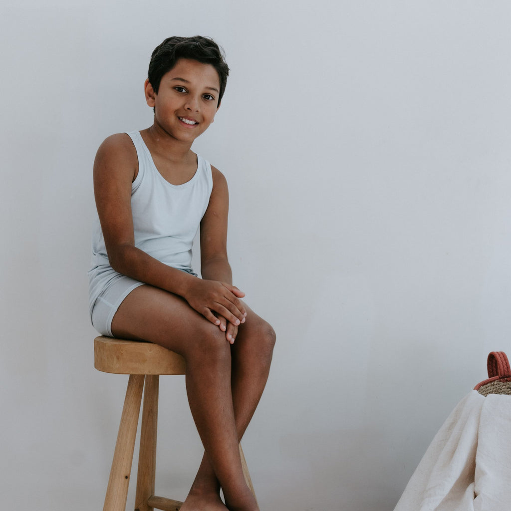 Kids' TENCEL™ Micro Modal Tank Tops - Set of 2 | Cloth Diapers | Just Peachy