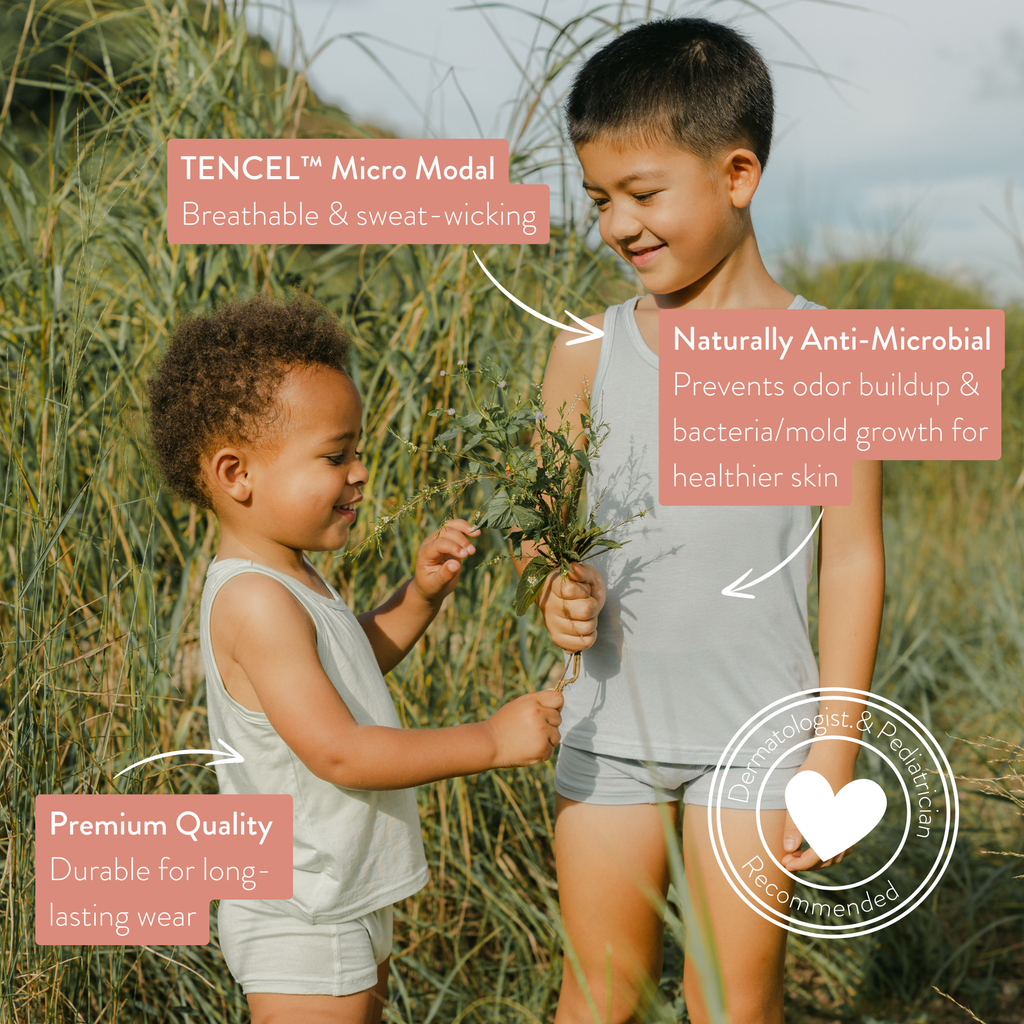 Boys' TENCEL™ Micro Modal Boxer Briefs - Set of 2 | Cloth Diapers | Just Peachy