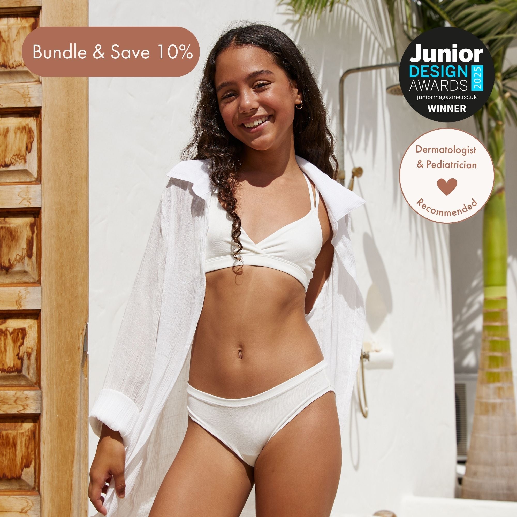 Teen Girls' TENCEL™ Micro Modal Confidently You Bikini Briefs
