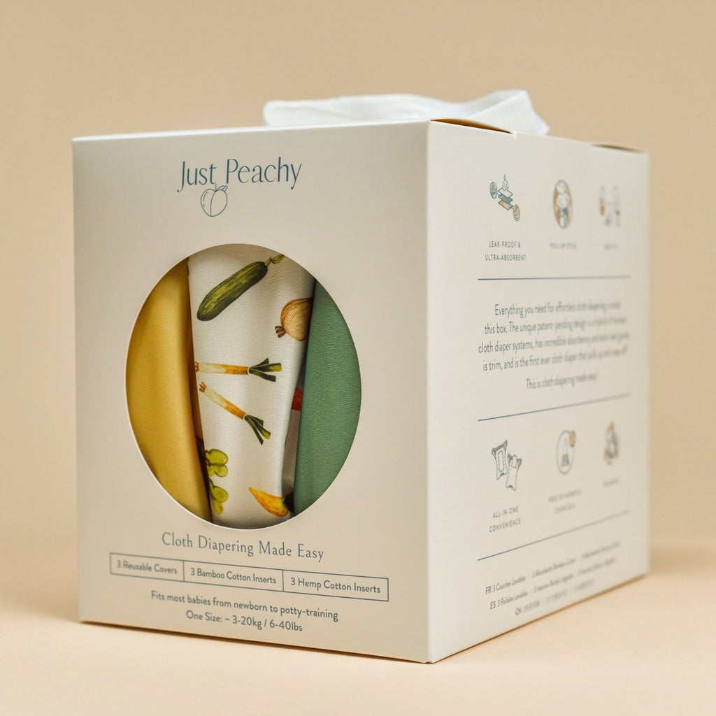 Cloth Diapers - Nature Collection 3 Pack | Cloth Diapers | Just Peachy