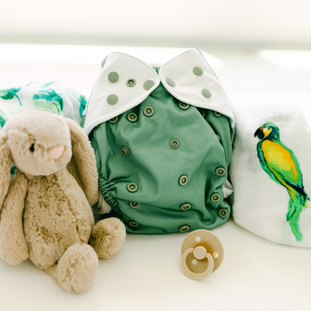 Cloth Diapers - Nature Collection Single Diaper Set + Inserts | Cloth Diapers | Just Peachy