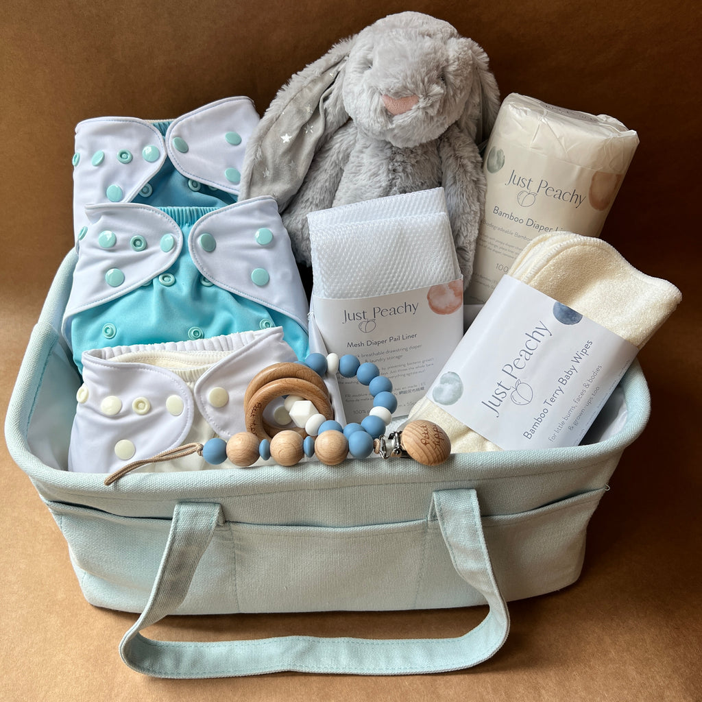 Personalised Gift Hamper | Cloth Diapers | Just Peachy