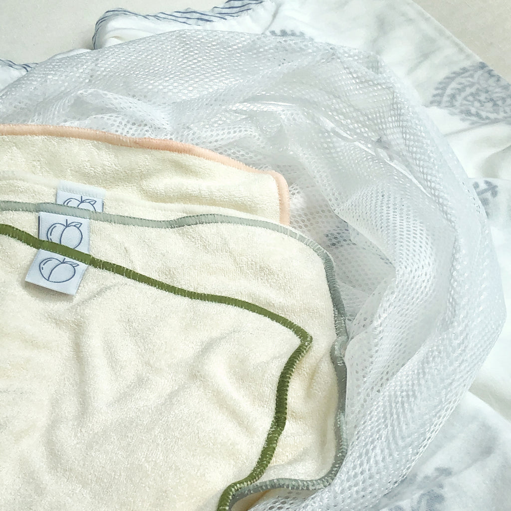 Reusable Mesh Diaper Pail Liners 2-Pack | Cloth Diapers | Just Peachy