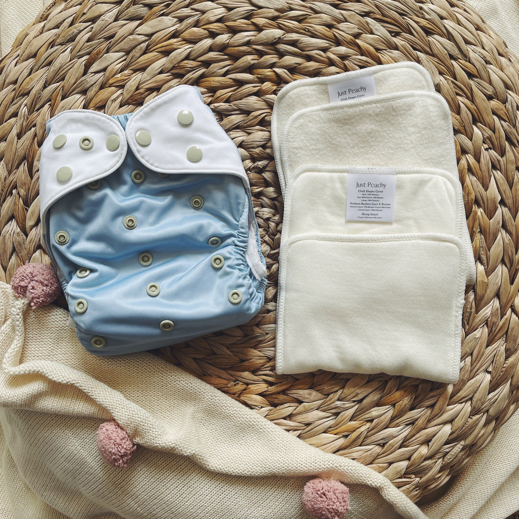 Cloth Diapers - Nature Collection - Single Diaper Set + Inserts | Cloth Diapers | Just Peachy