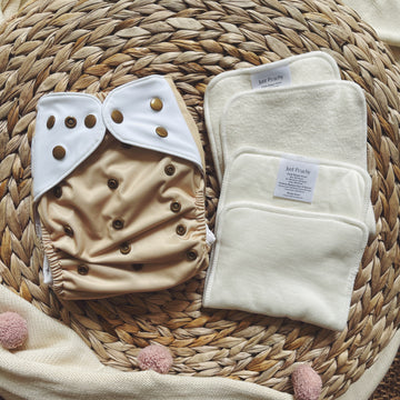 Cloth Diapers - Nature Collection - Single Diaper Set + Inserts | Cloth Diapers | Just Peachy