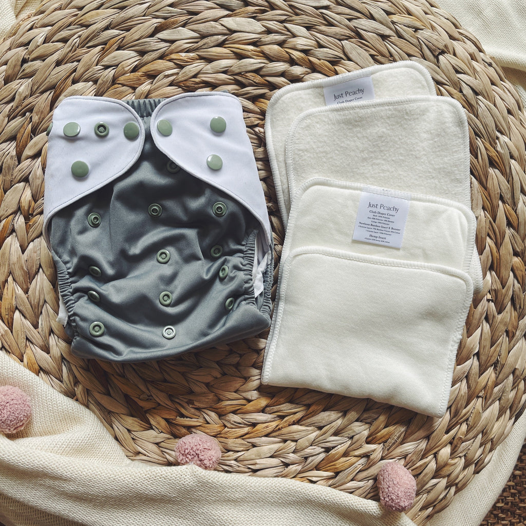 Cloth Diapers - Classic Collection - Single Diaper Set + Inserts | Cloth Diapers | Just Peachy
