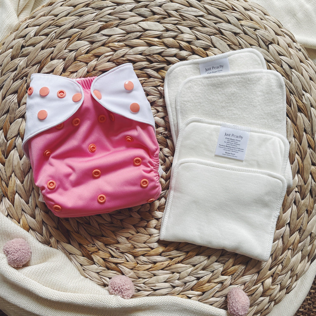 Cloth Diapers - Classic Collection - Single Diaper Set + Inserts | Cloth Diapers | Just Peachy