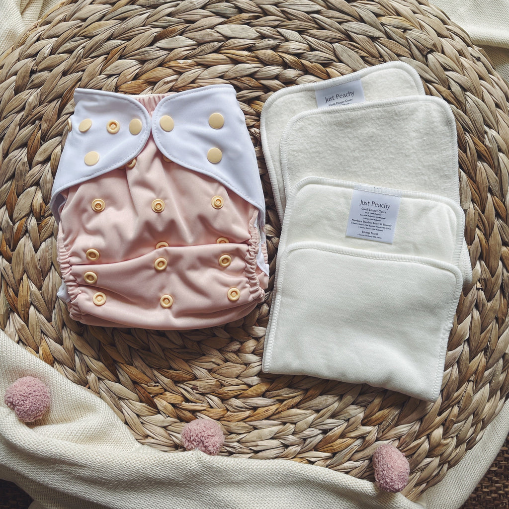 Cloth Diapers - Classic Collection - Single Diaper Set + Inserts | Cloth Diapers | Just Peachy